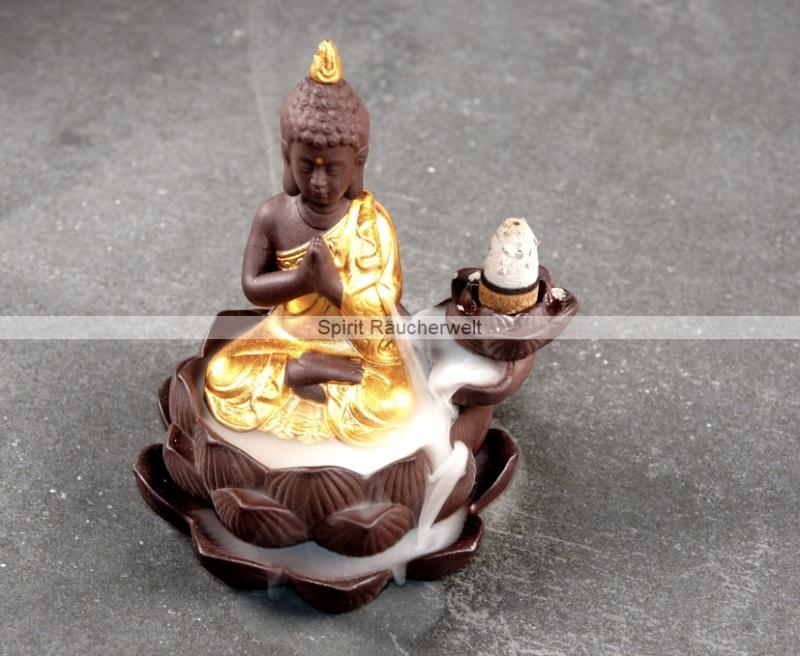 Ayurvedic Nag Champa Rückfluss - Backflow Räucherkegel