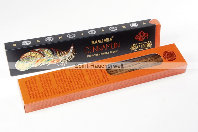 Aztec Zimt Räucherstäbchen naturrein | Banjara