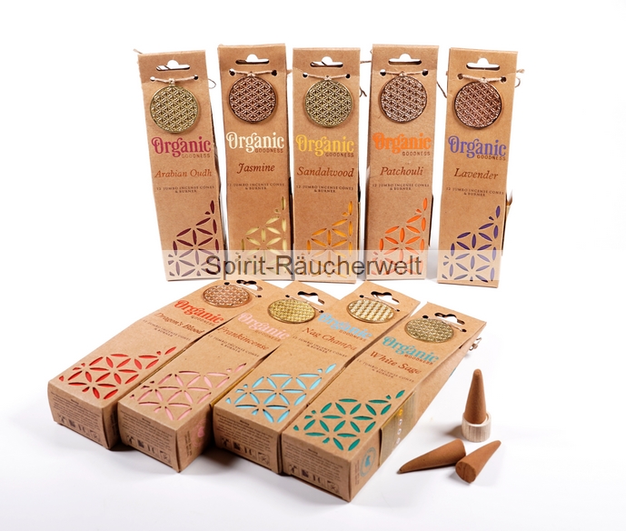 9er-Set Räucherkegel Song of India
